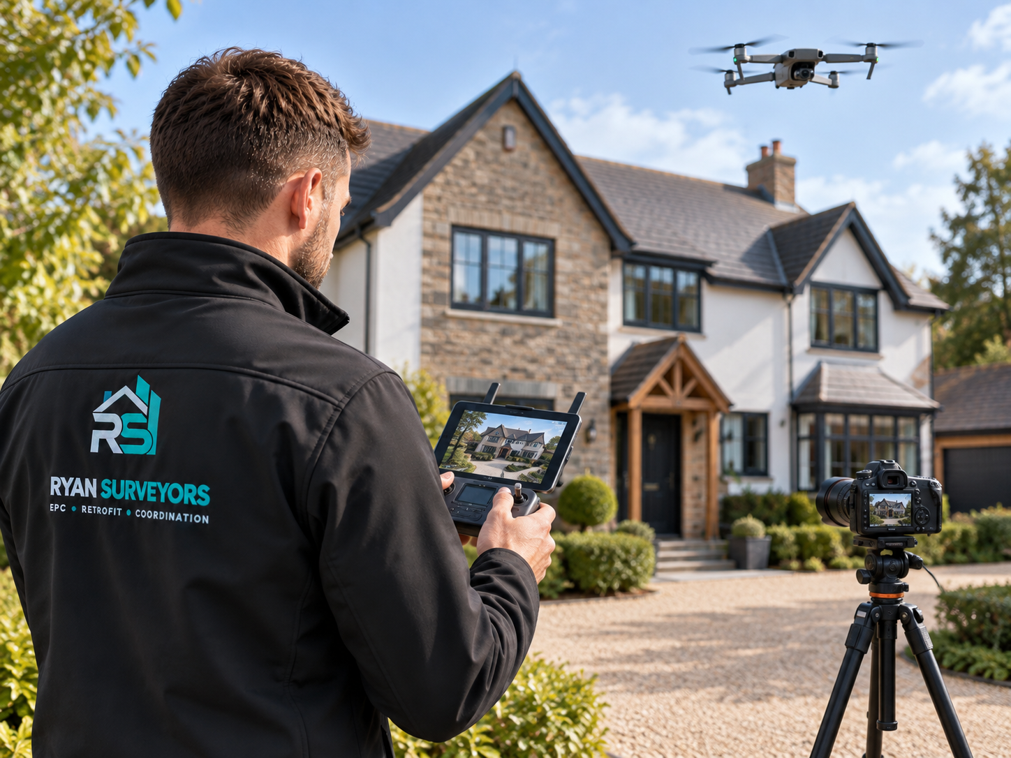 Professional property survey of a UK residential home